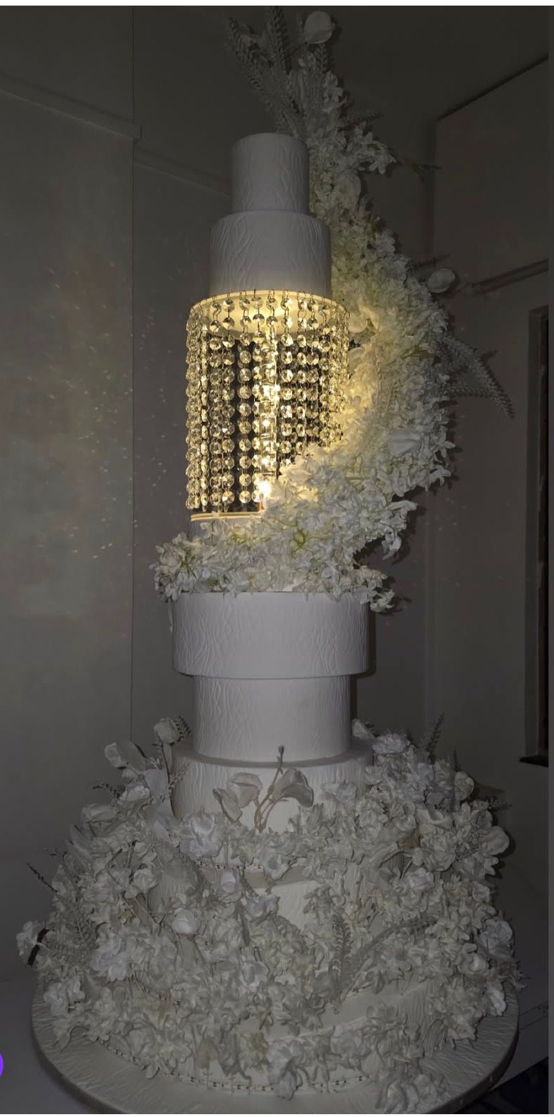 Crystal Diamond Cake Spacer
