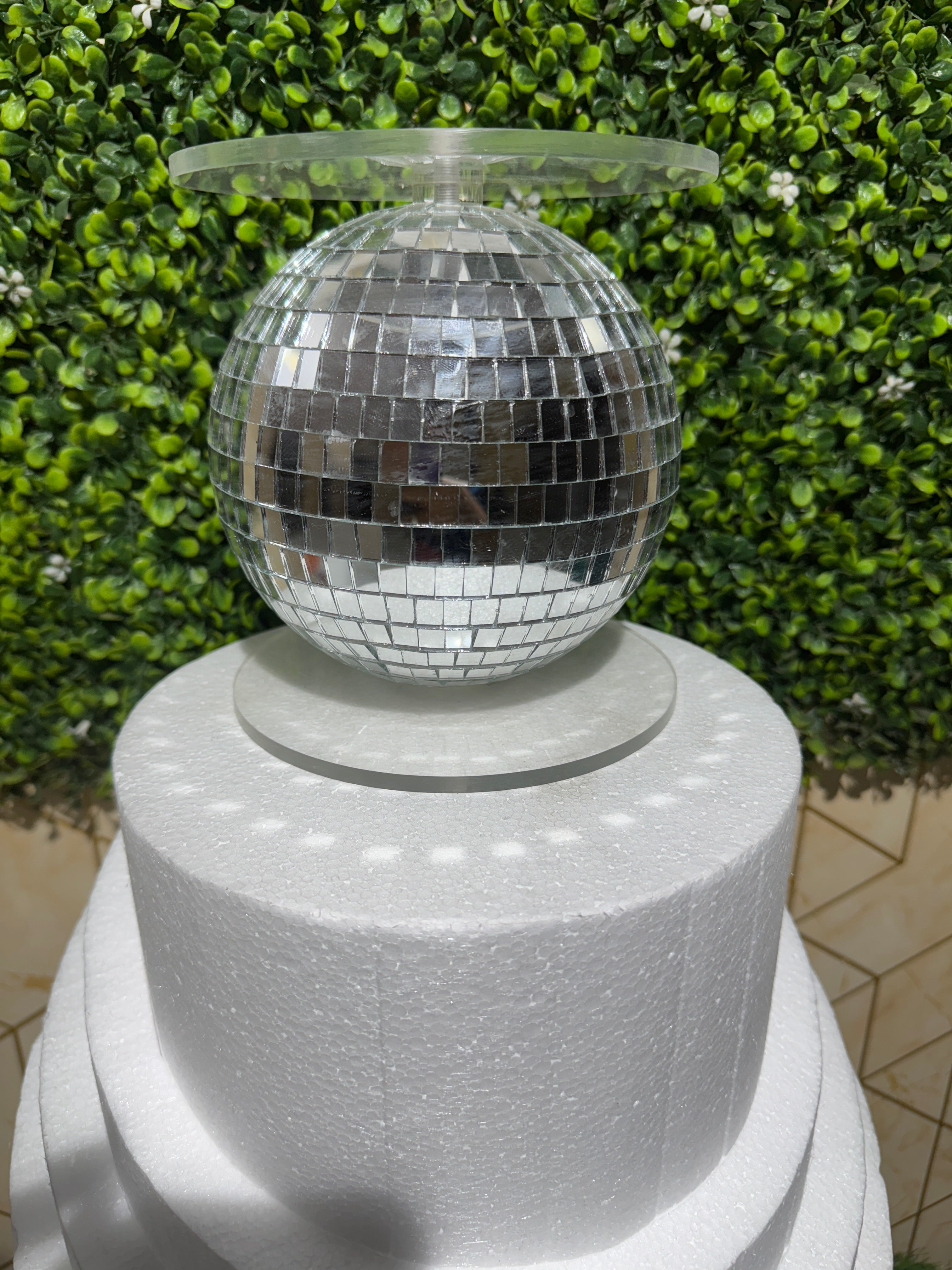 Disco Ball Cake Spacer