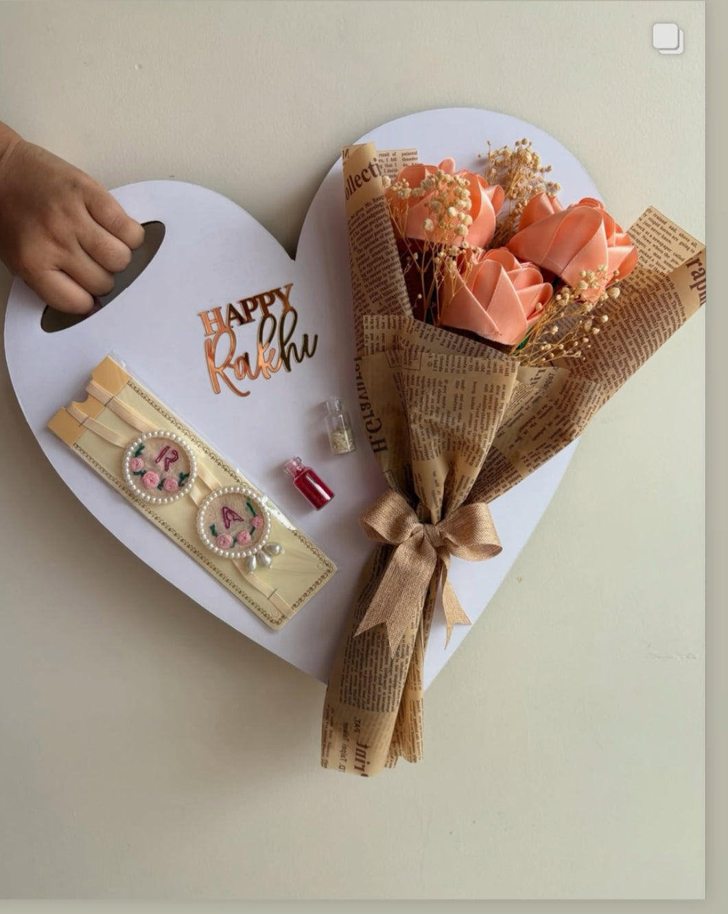 Heart Dessert Hamper Pack of 4