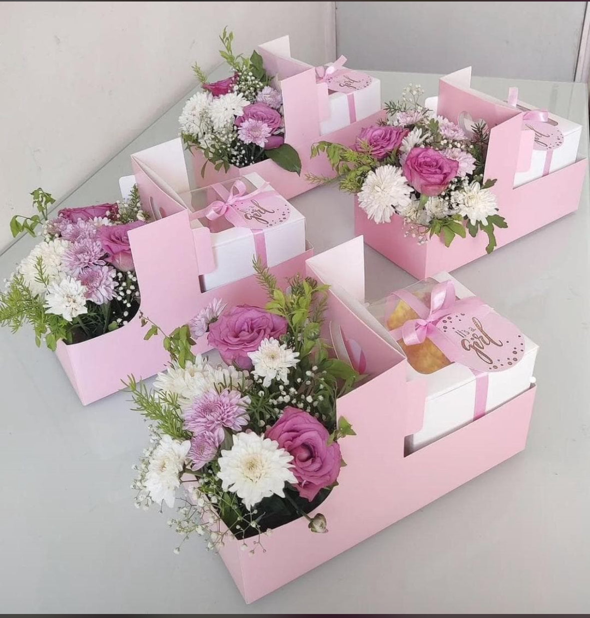 Heart Handle Hamper Combo Box Pack Of 10