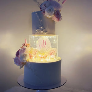 Transparent Round Cake Spacer (6 inch Height)