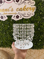 V-Shape Geometric Diamond Cake Spacer