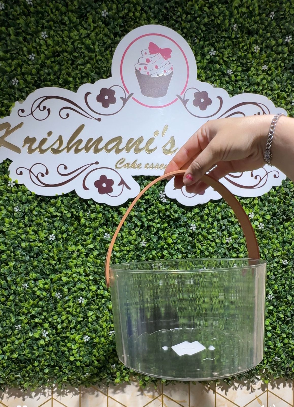 Acrylic Basket Hamper