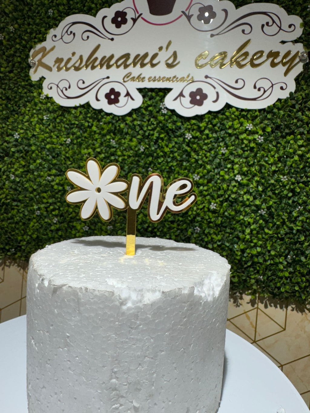 One Cake Topper (First Birthday Topper)