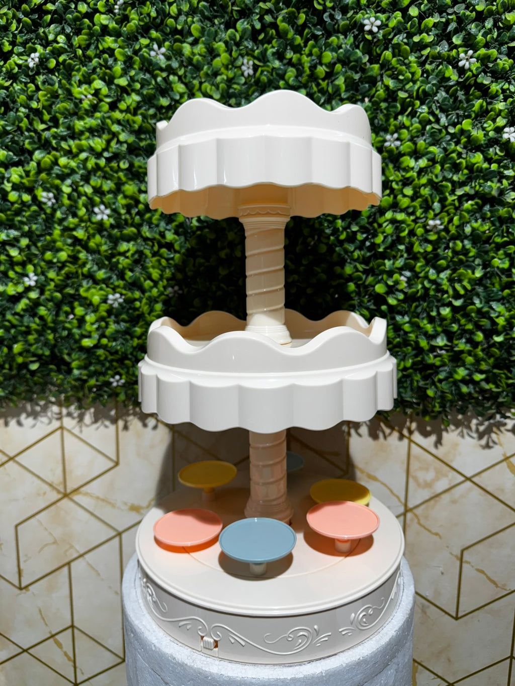 Cupcake Rotating Cake Stand (3 Tier)