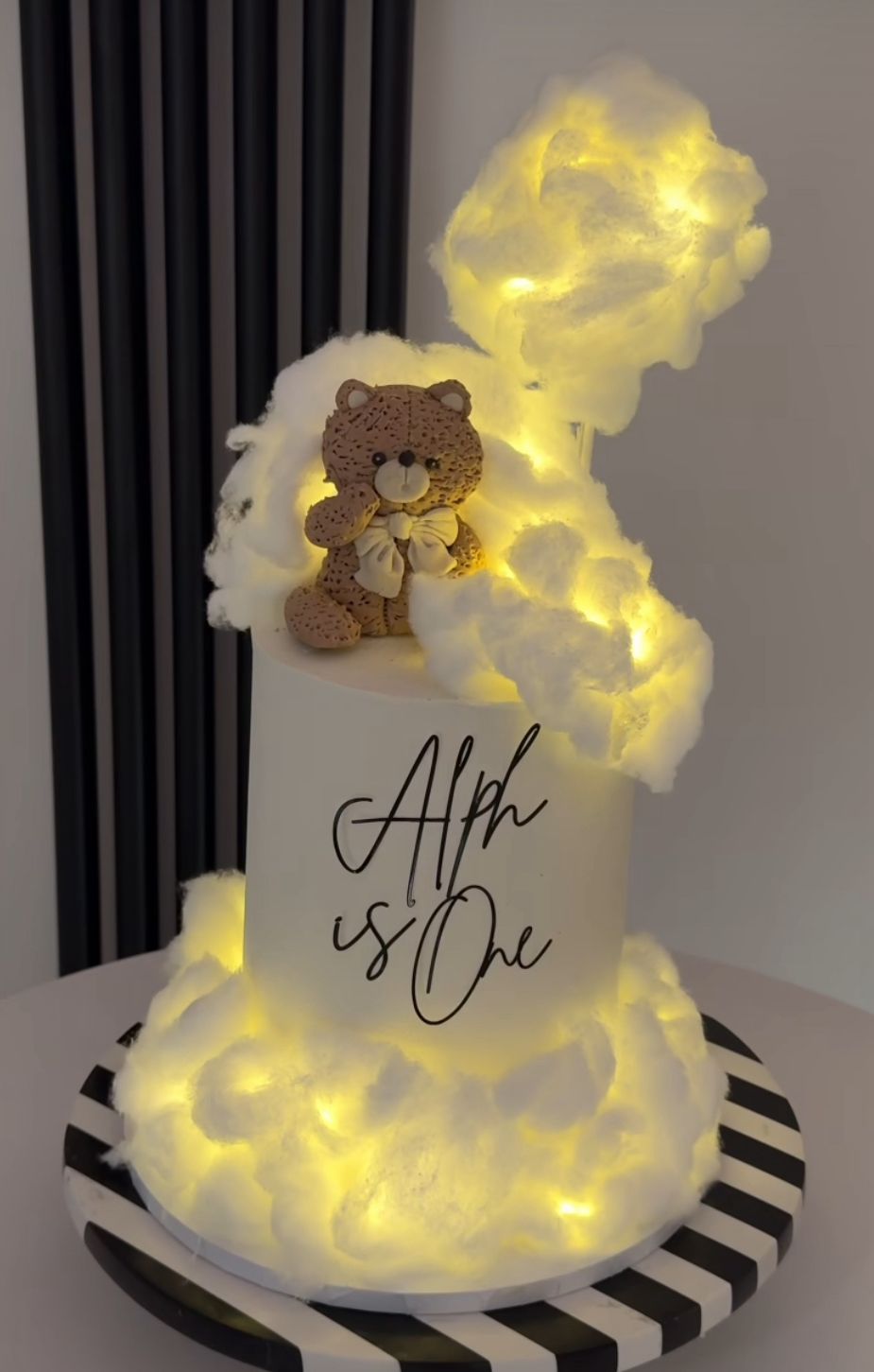 Artifical Clouds Cake Decor