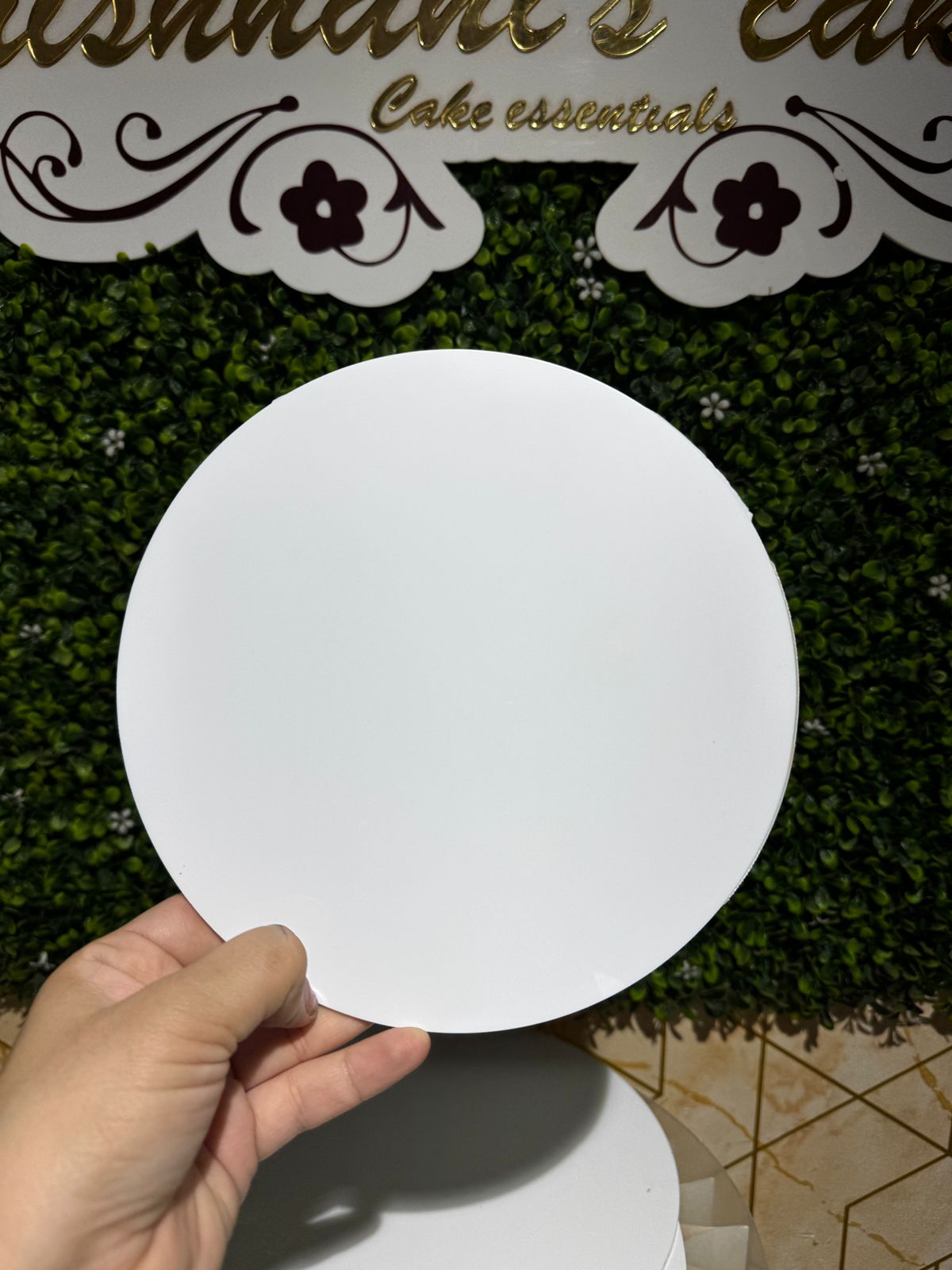 Acrylic Plate 6" (Ganache Plate)