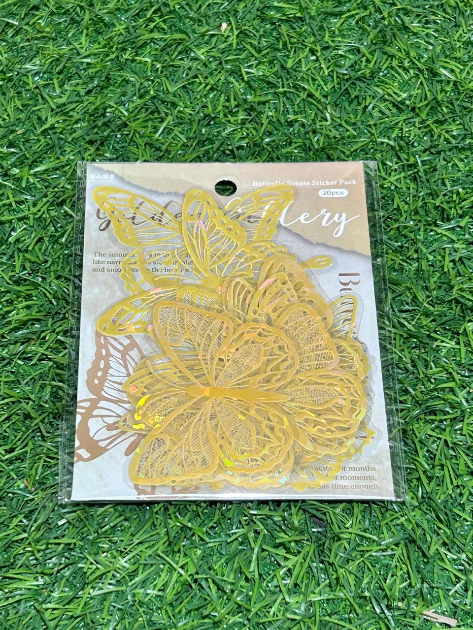 Reflective Butterfly Cake Topper