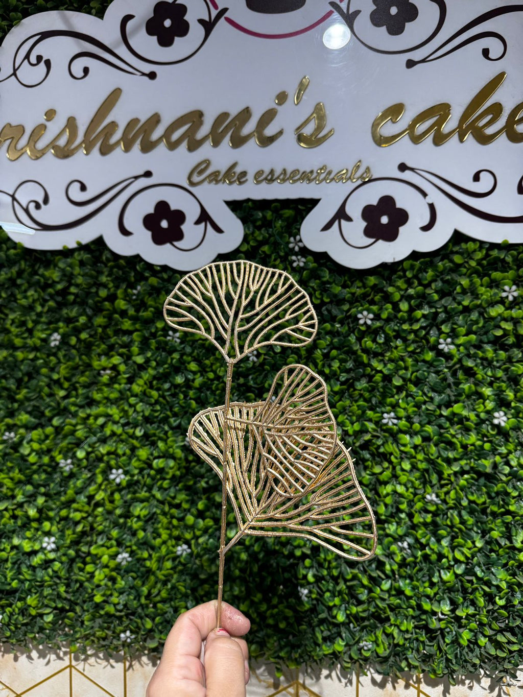 Golden Zenko Artificial leaves Bunch