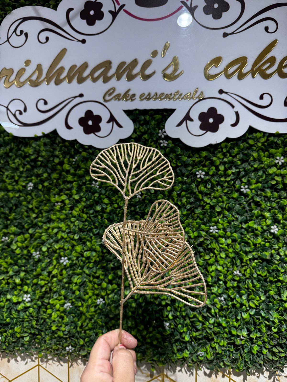 Golden Zenko Artificial leaves Bunch