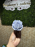 Purple Rose Artificial Flower (Pack of 4)