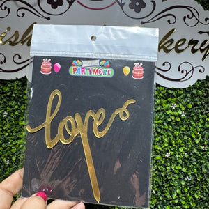 Acrylic Topper
