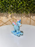 Blue Unicorn Cake Toy
