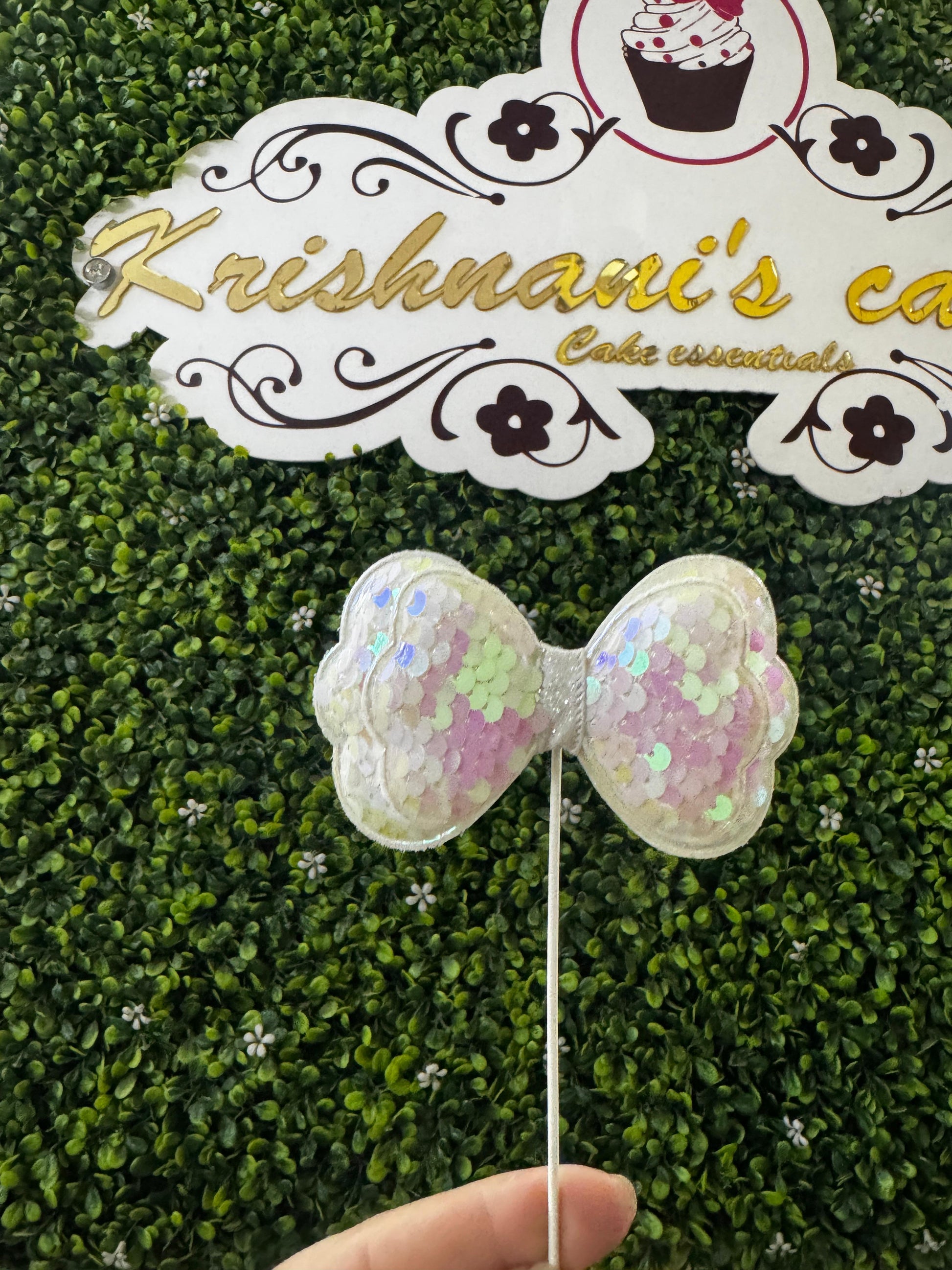 Bow Cake Topper