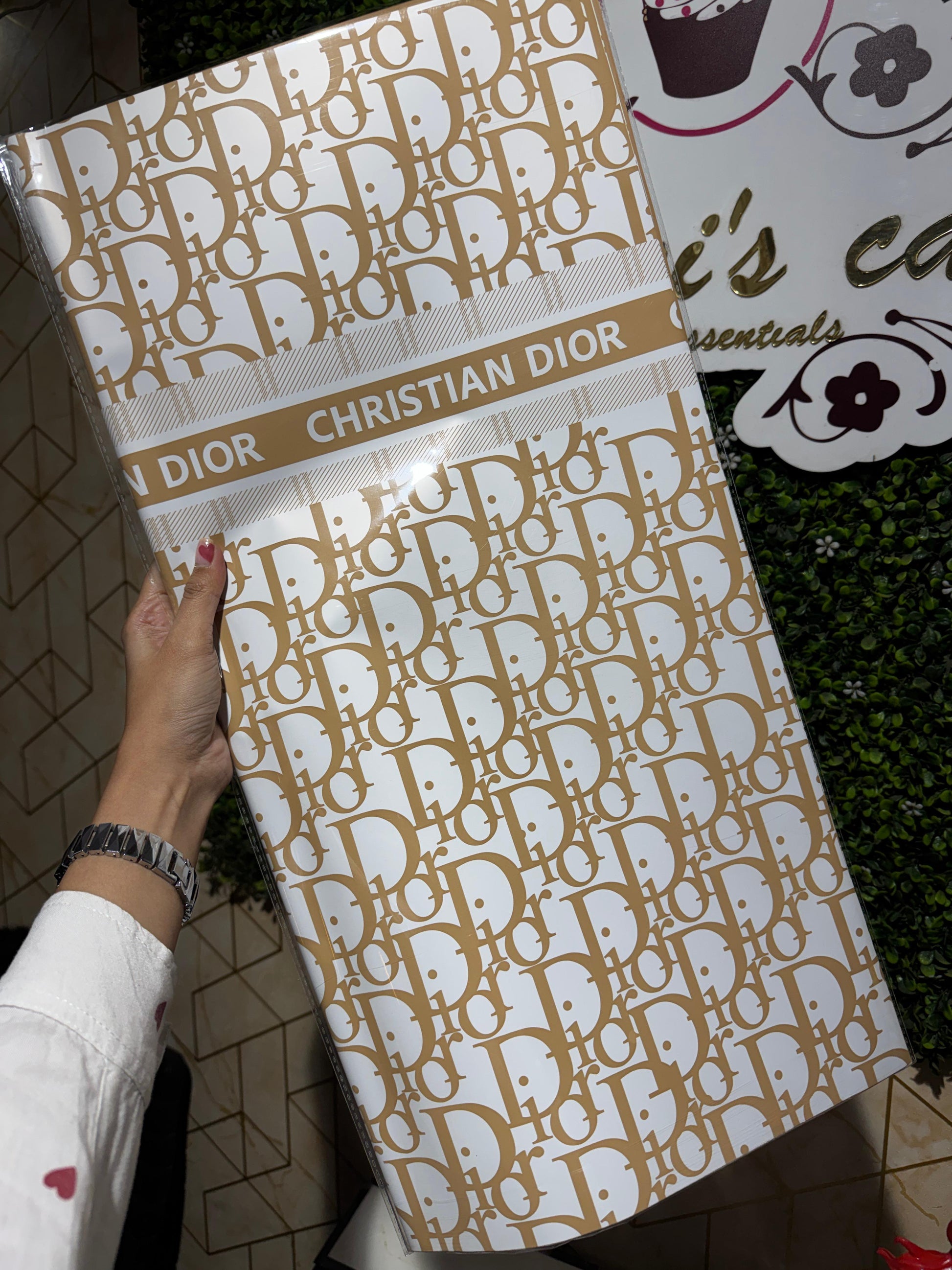 Light Brown Bouquet Wrapping Sheet (Pack of 20)