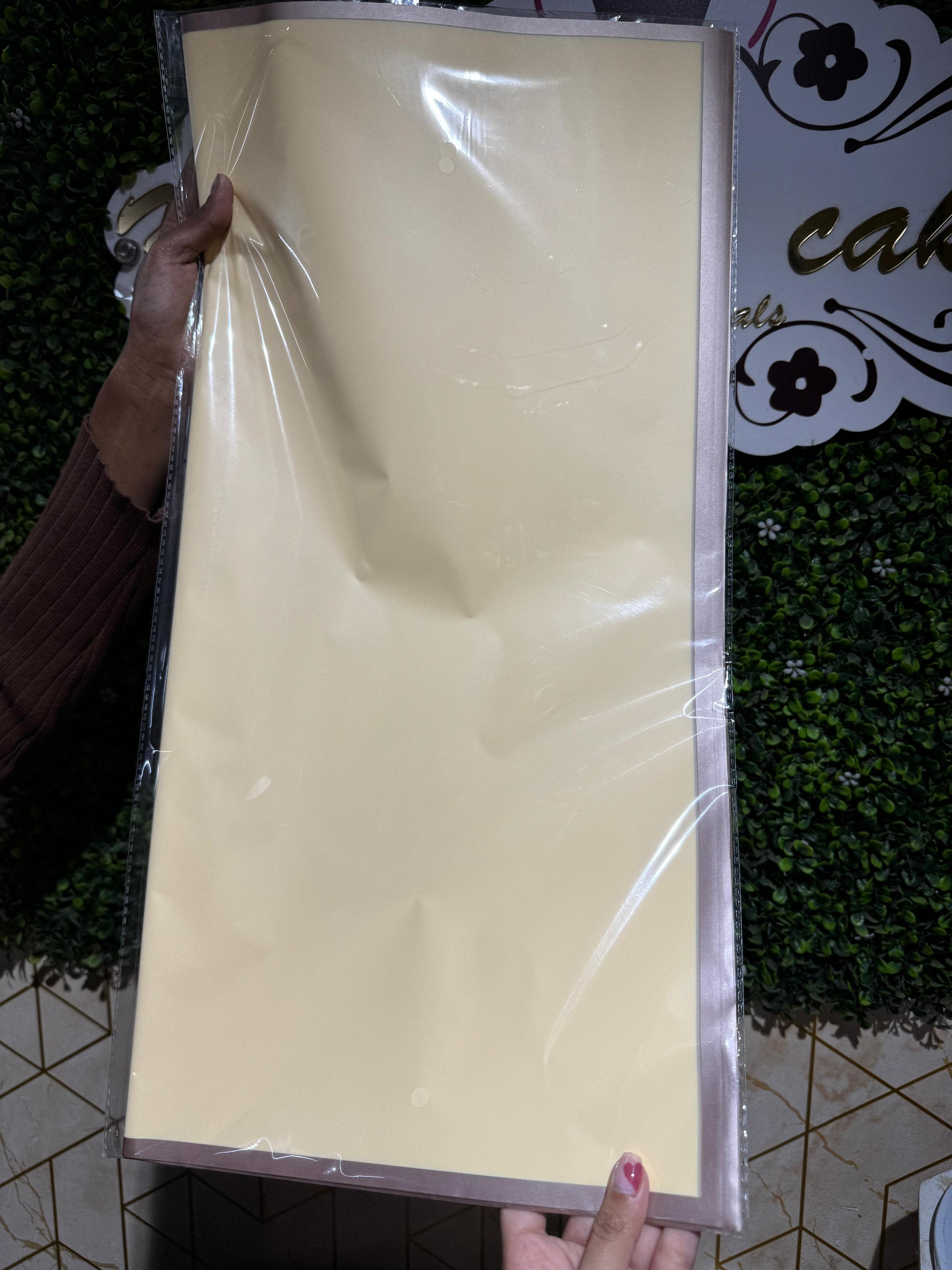 Yellow Bouquet Wrapping Sheet (Pack of 20)