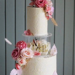 Transparent Round Cake Spacer 4x4