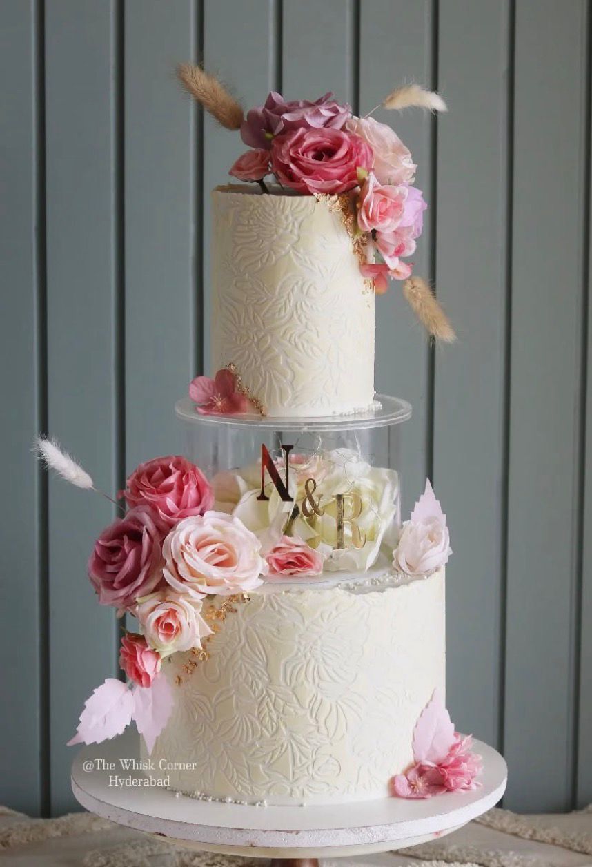 Transparent Round Cake Spacer 4x4