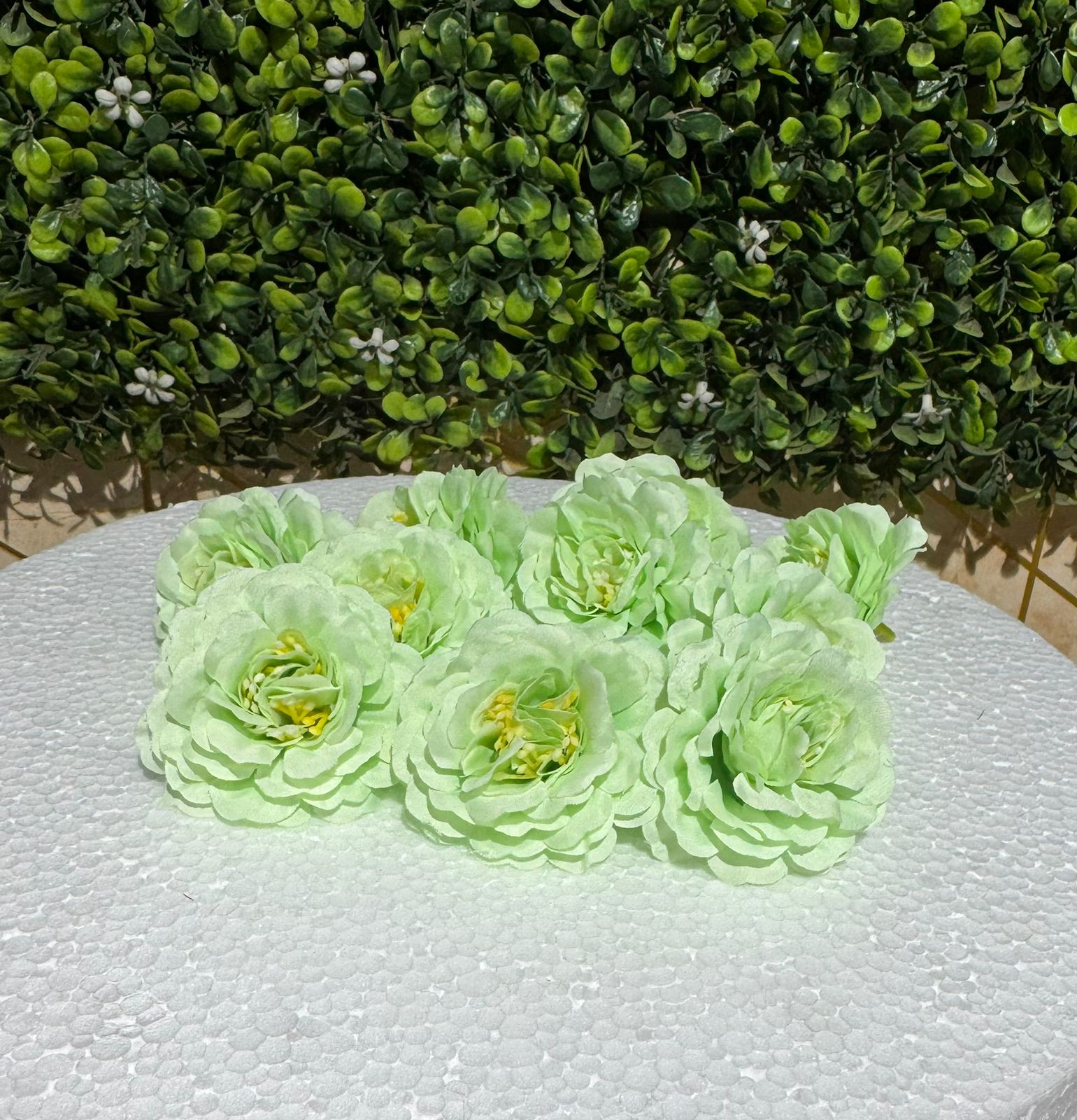 Green Artificial Flower (Pack of 10)