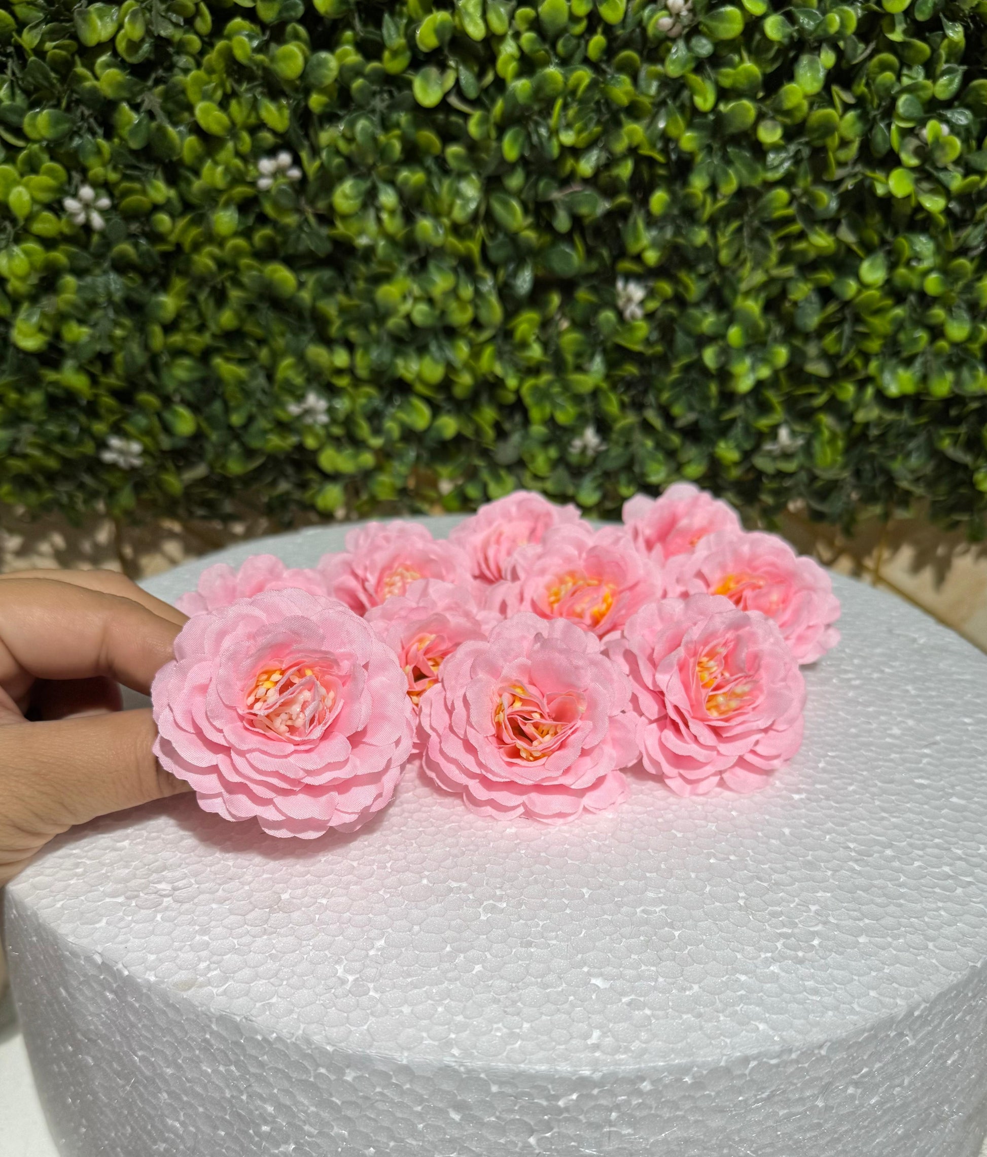 Baby Pink Artificial Flower (Pack of 10)