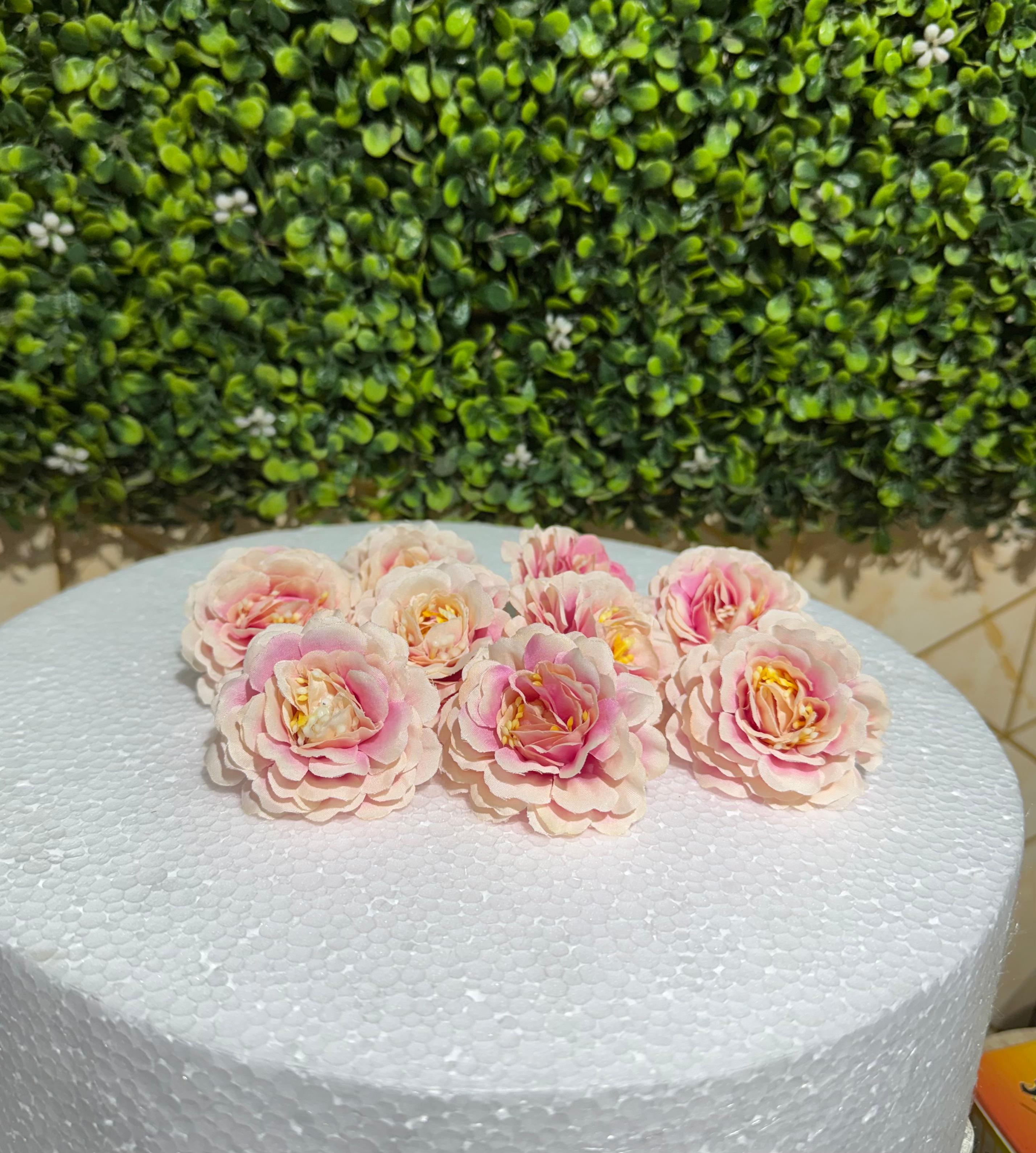 Peach Artificial Flower (Pack of 10)