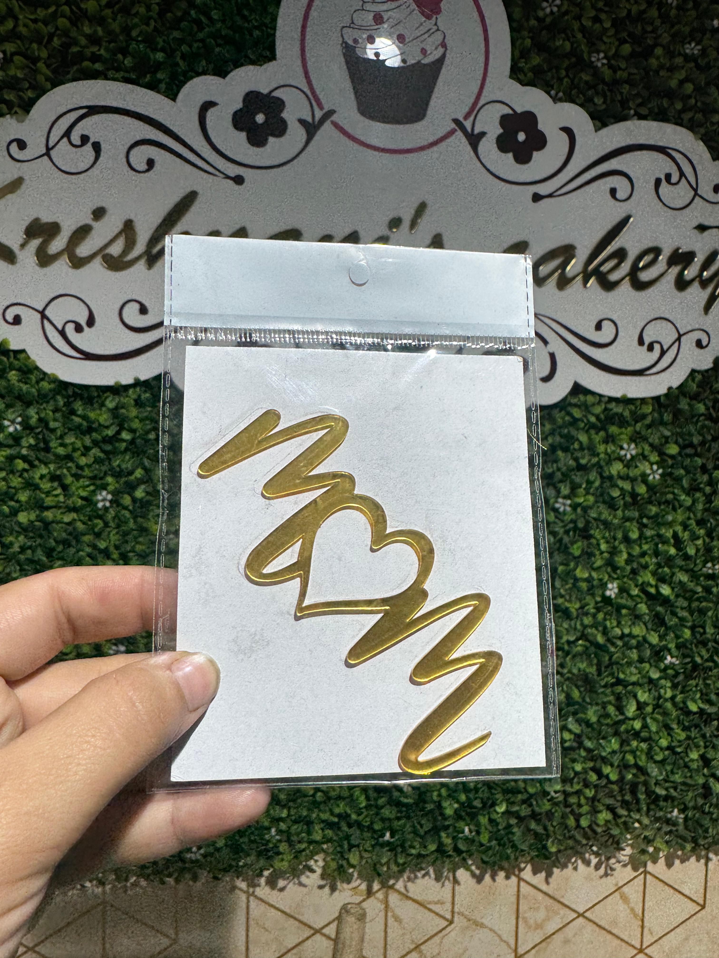 Mom Acrylic Topper