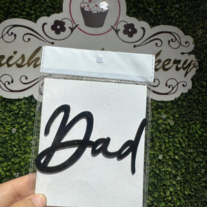 Dad Acrylic Topper