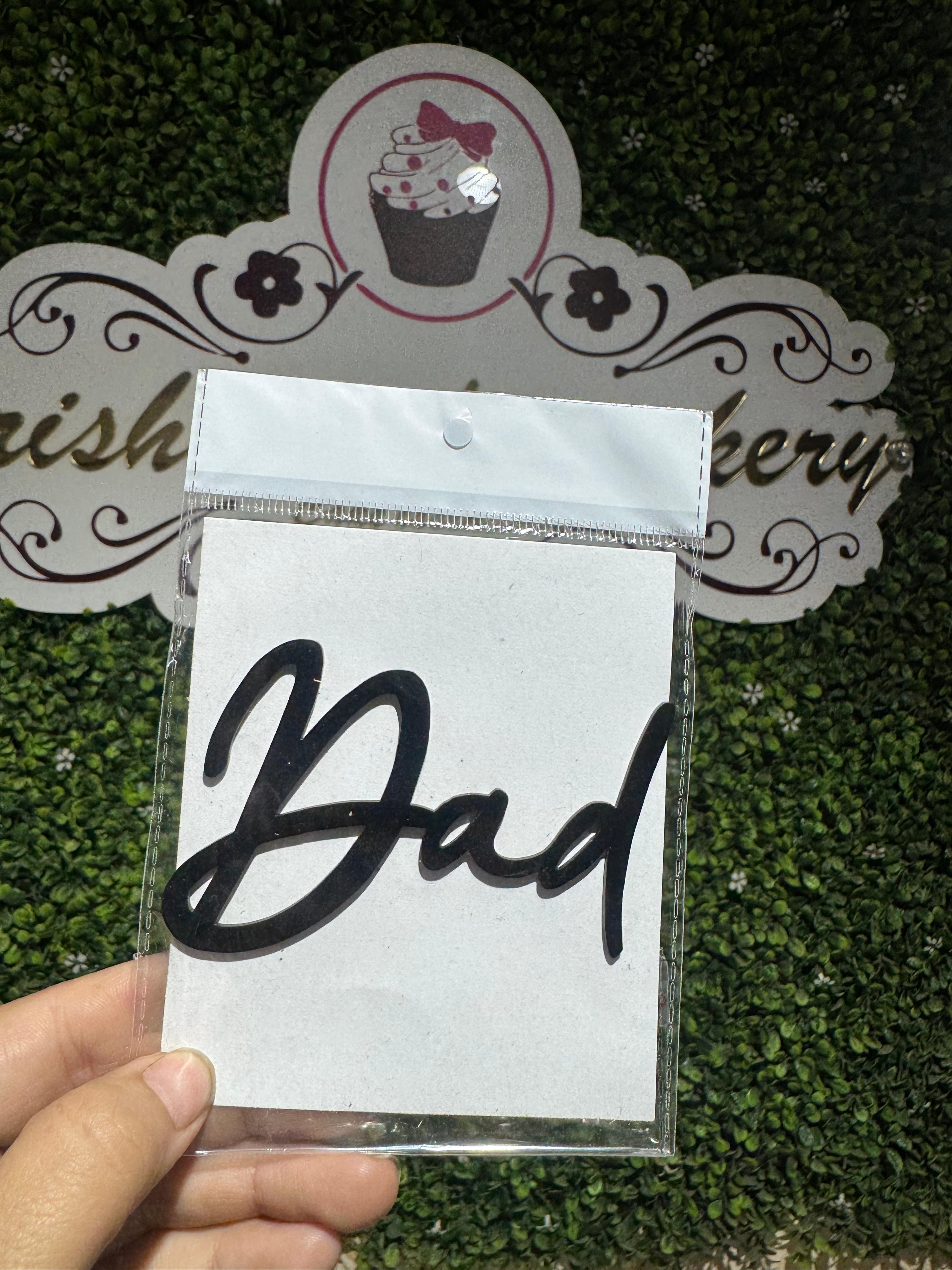Dad Acrylic Topper