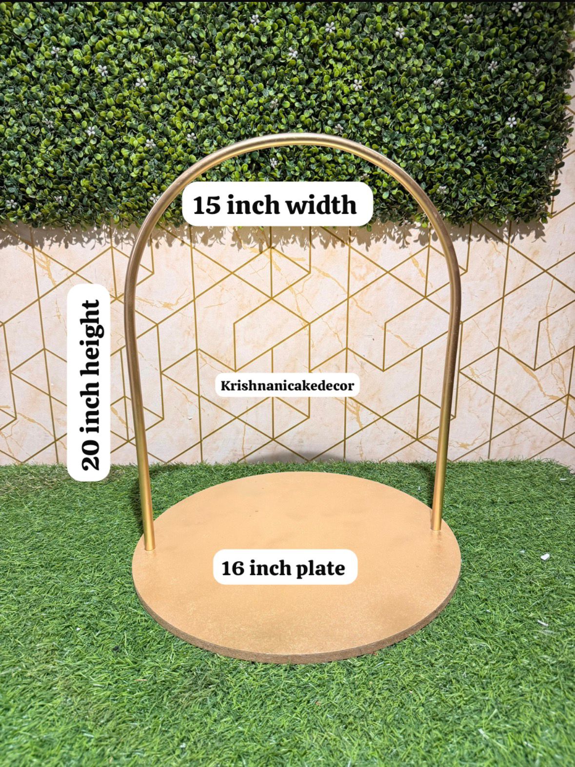 Metal Loop Cake Stand (Detachable)