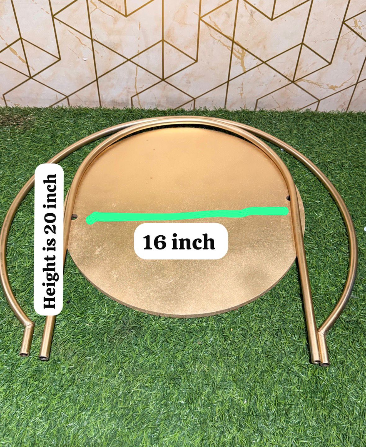 Metal Loop Cake Stand (Combo)