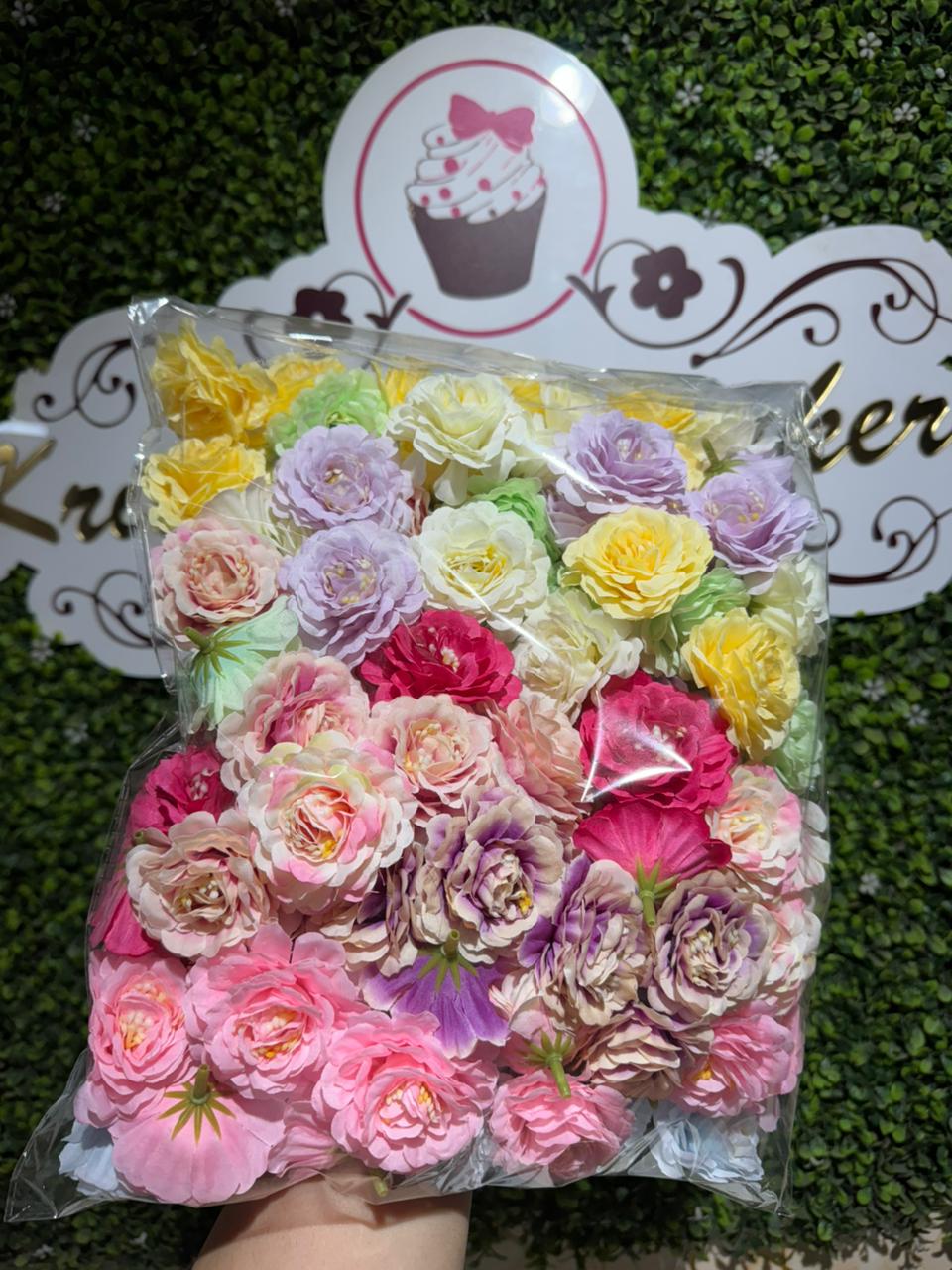 Mix Colour Artificial Flowers (Pack of 100)