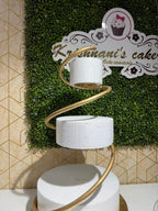 Floating Cake Stand With Rotating