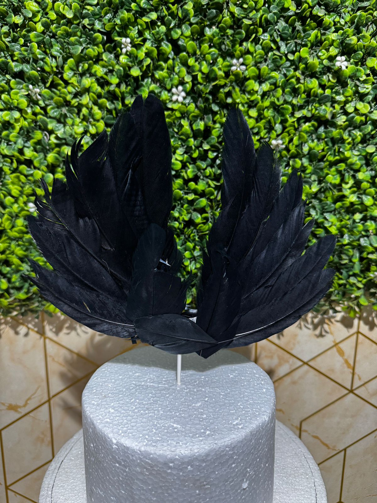 Angel Feather Cake Topper