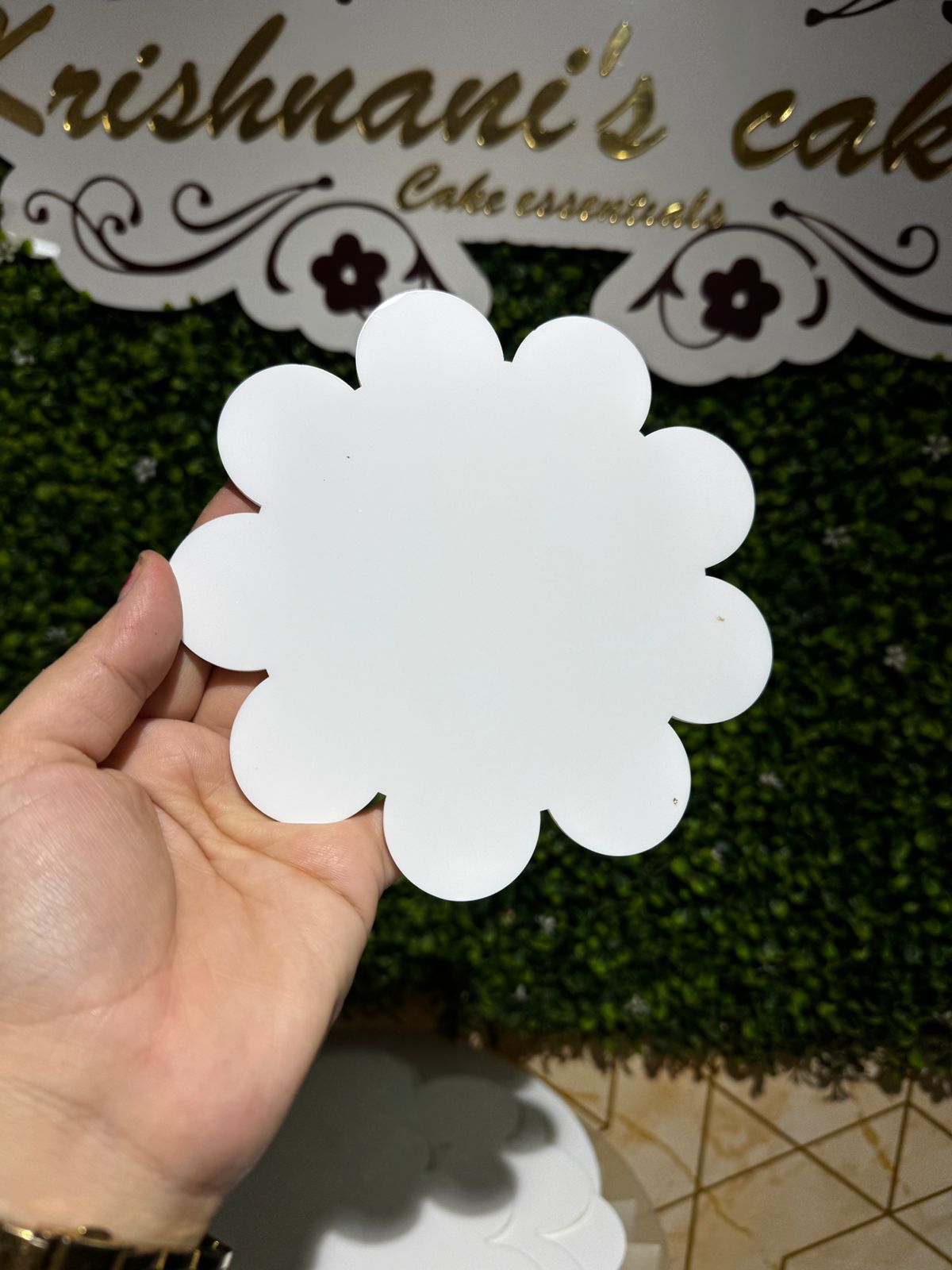 Acrylic Plate 6" (Ganache Plate)
