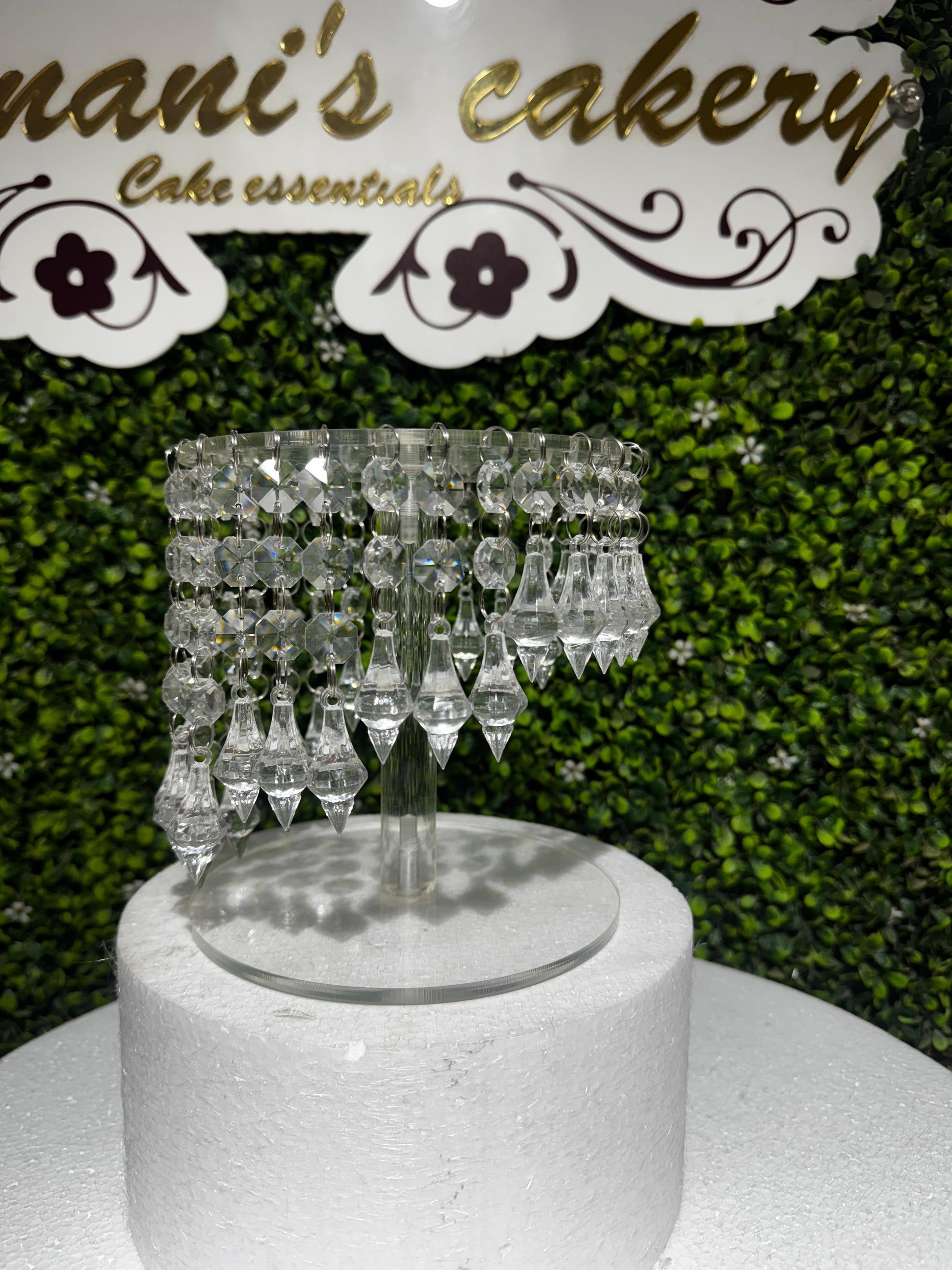 Daimond Cake Spacer (Zig Zag) 8 Inch