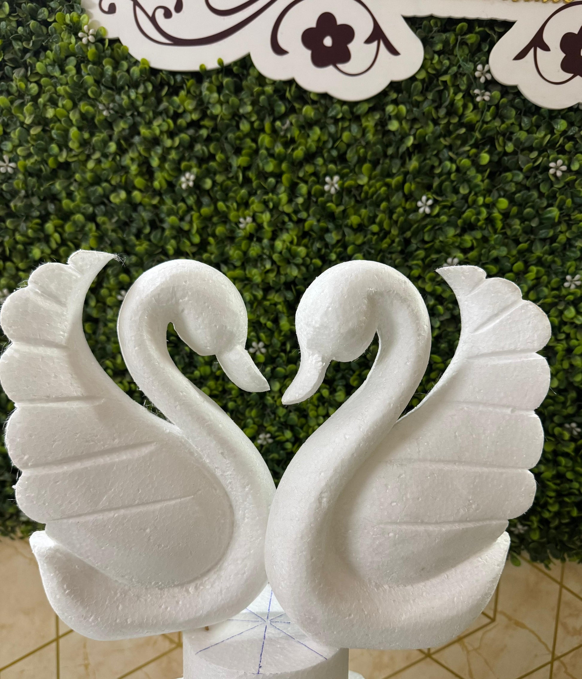 Swan Cake Dummy 8 Inch