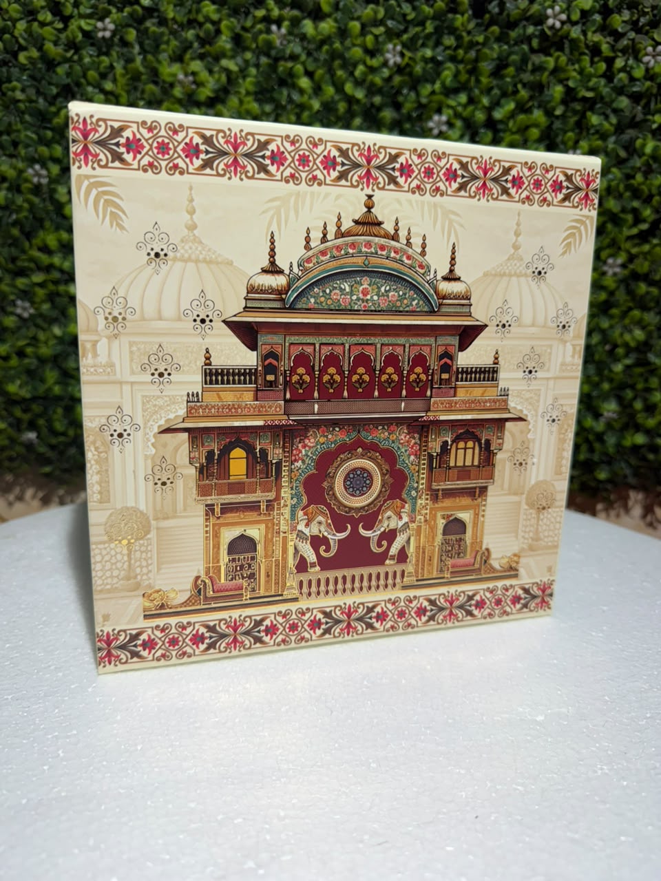Diwali Utsav Collapsible Hamper Box 8x8x4inch (20pc)
