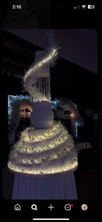 Crystal Diamond Cake Spacer