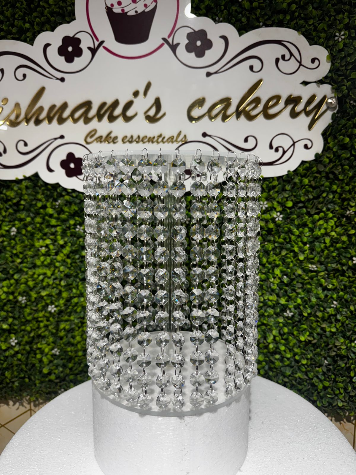Crystal Diamond Cake Spacer