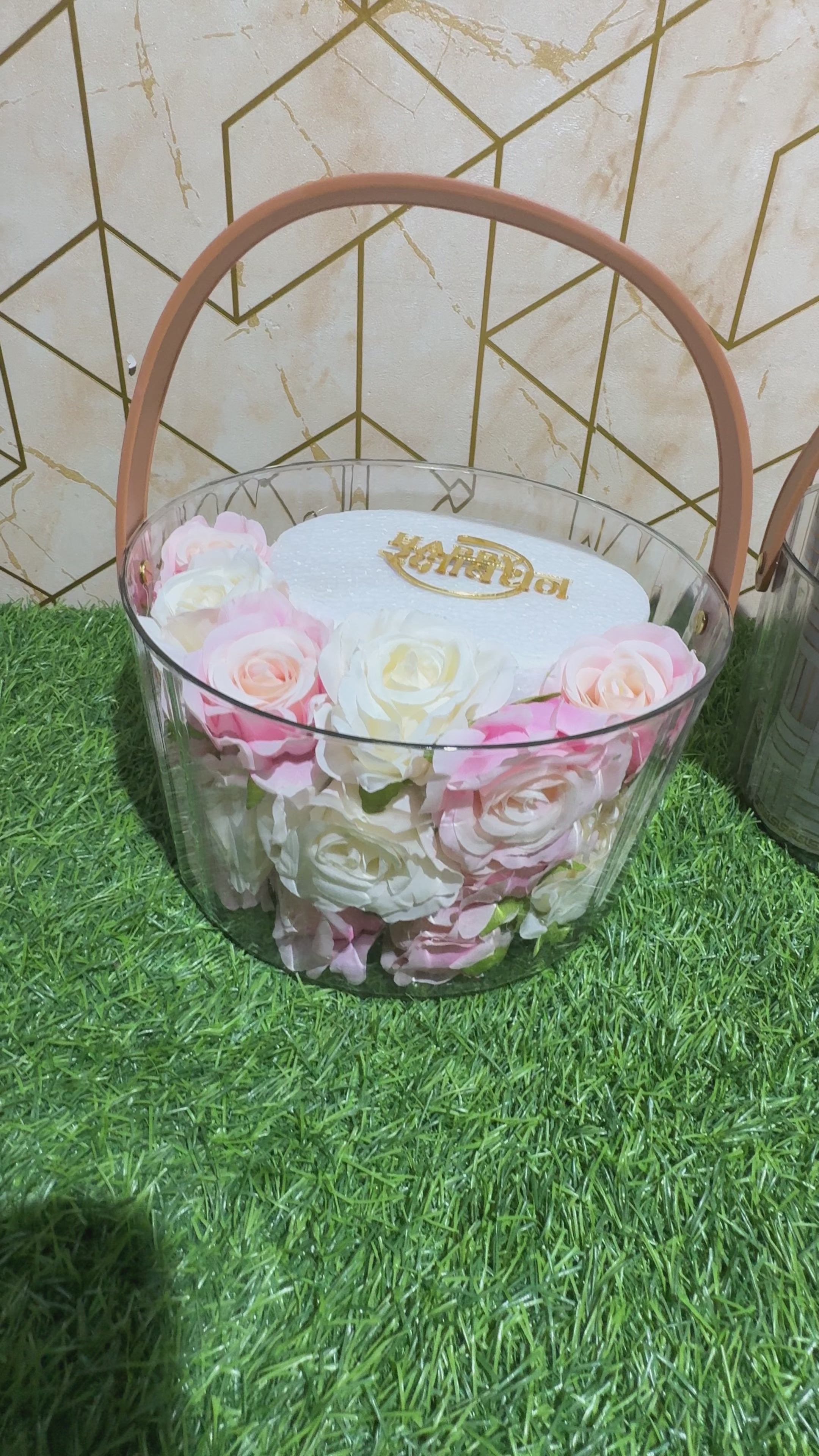 Acrylic Basket Hamper