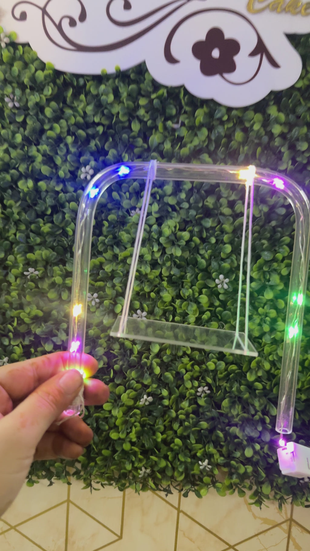 Swing Cake Topper (Led )